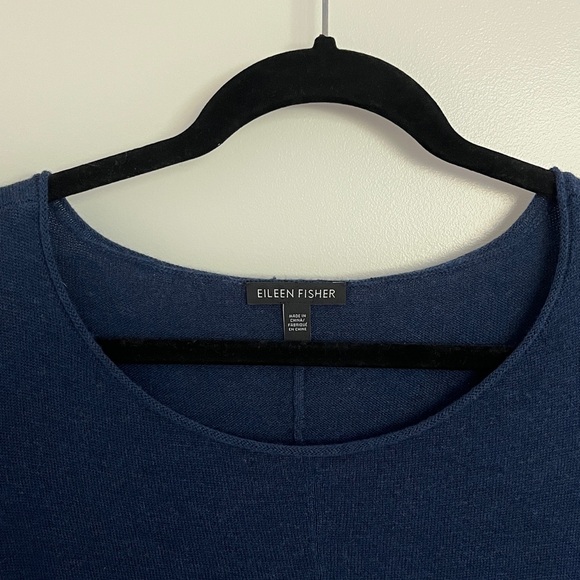 Eileen Fisher Sweater Dress in blue - Picture 3 of 8